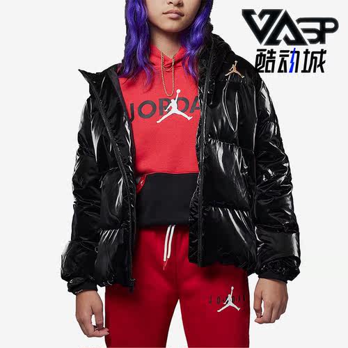 Nike/耐克正品新款Air Jordan大童运动保暖夹克羽绒服FB9266-010