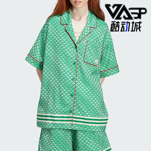 阿迪达斯女子运动短袖