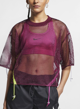 Nike/耐克正品 SPORTSWEAR MESH 女子休闲运动网眼短袖T恤AR3034