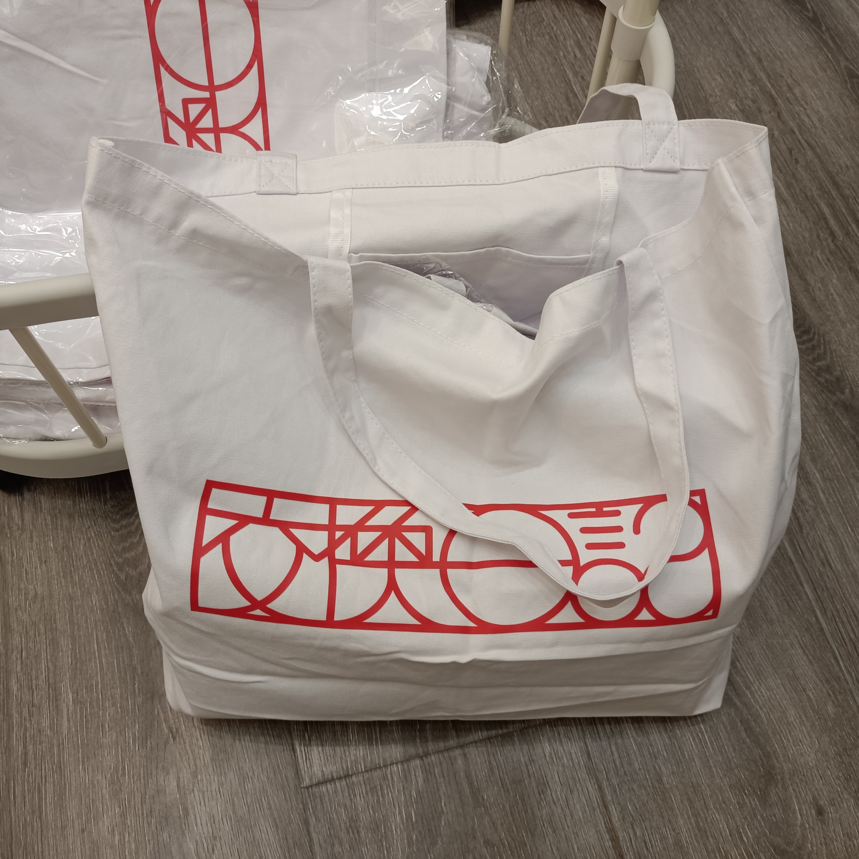 订单库存交换日记白色大容量棉布包单肩包购物袋环保购物袋布袋子