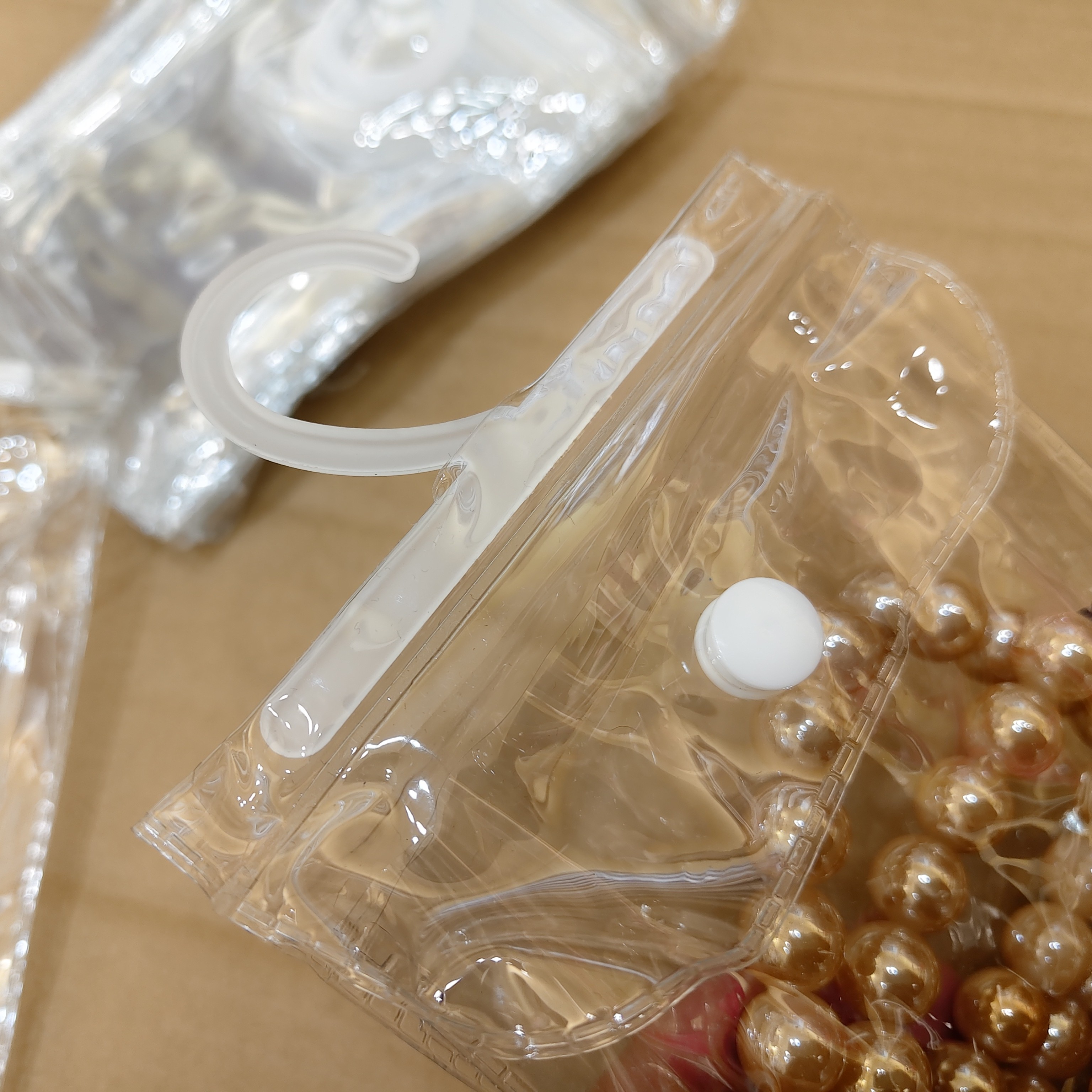 现货库存小号pvc透明挂袋 样品袋 透明展示袋 小礼物包装袋
