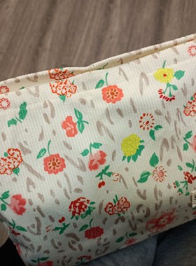 订单库存大号有拉链有内衬高品质收纳包化妆包手拿包布包