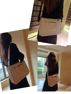 订单库存多功能简约电脑包手提单肩斜背包可挂拉杆箱公文包补习袋