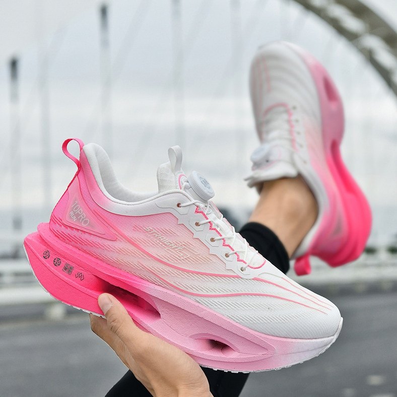 学生款碳板跑步鞋男青少年儿童免系带体考鞋女竞速运动鞋纽扣网鞋,运动鞋new,跑步鞋,淘宝优惠券,粉丝福利购,淘宝优惠卷