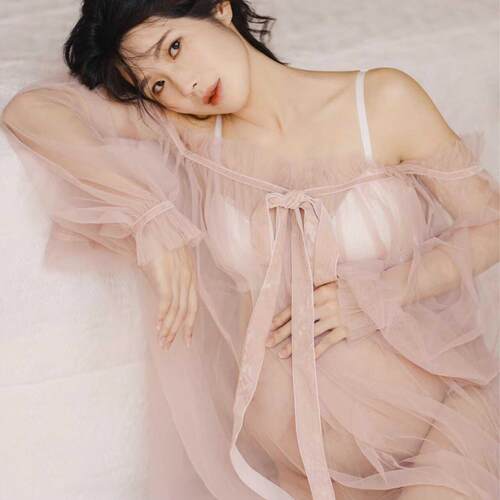 新款影楼孕妇拍照服装礼服