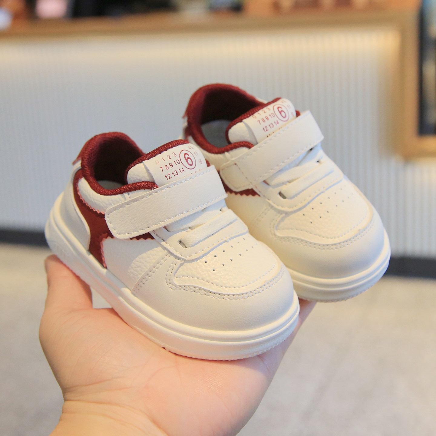 宝宝学步鞋春秋儿童魔术贴软底防滑小白鞋男女婴儿运动鞋休闲板鞋,童鞋/婴儿鞋/亲子鞋,学步鞋,淘宝优惠券,粉丝福利购,淘宝优惠卷