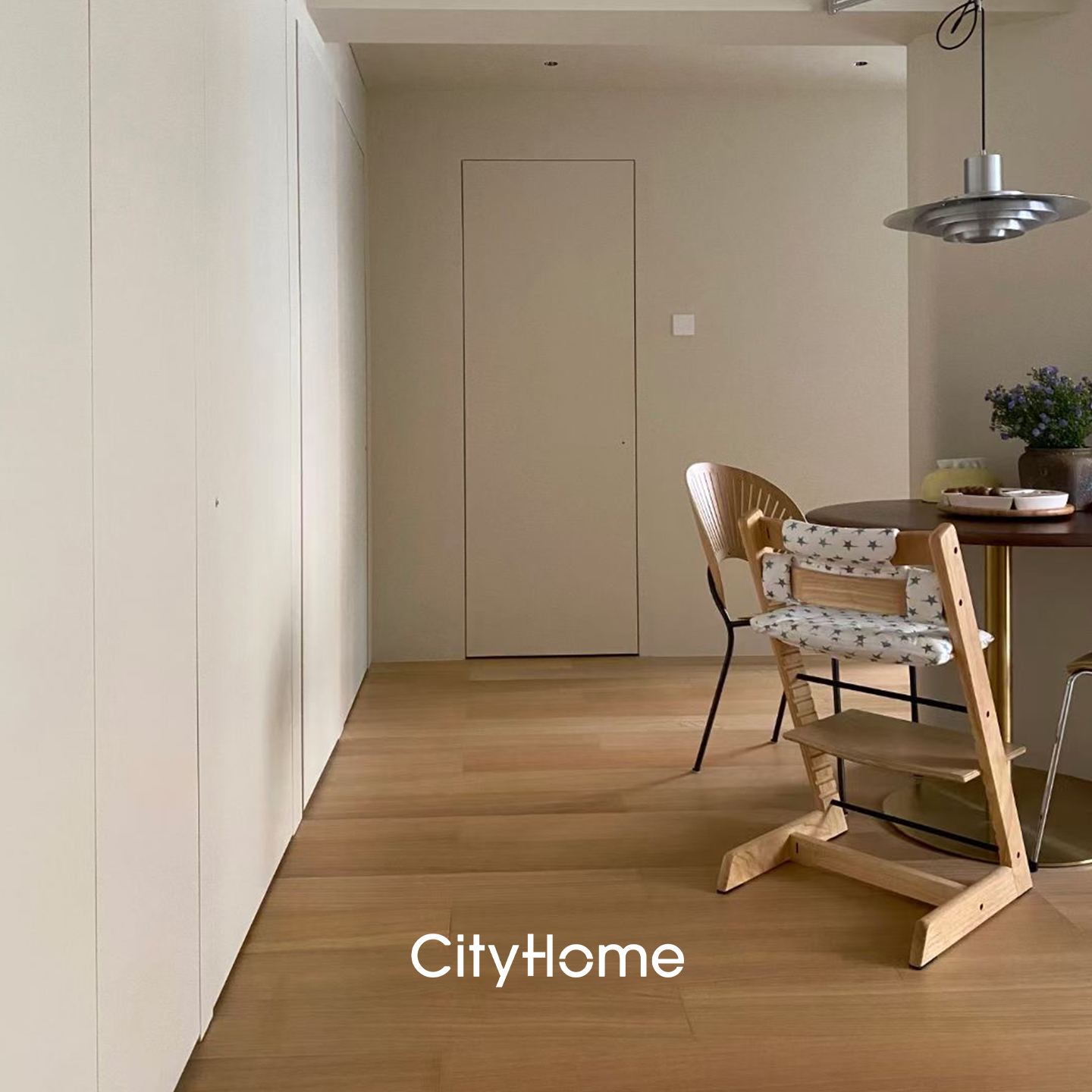 cityhome原木哑光纯三层实木地板