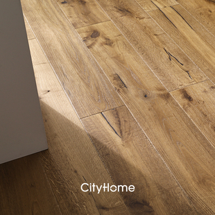 进口俄罗斯全桦实木复合地板锁扣侘寂风地暖ENF环保