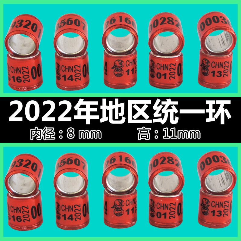 2022年统一环21鸽子脚环足环仿环鸽环记号环外国环信赛鸽用品用具