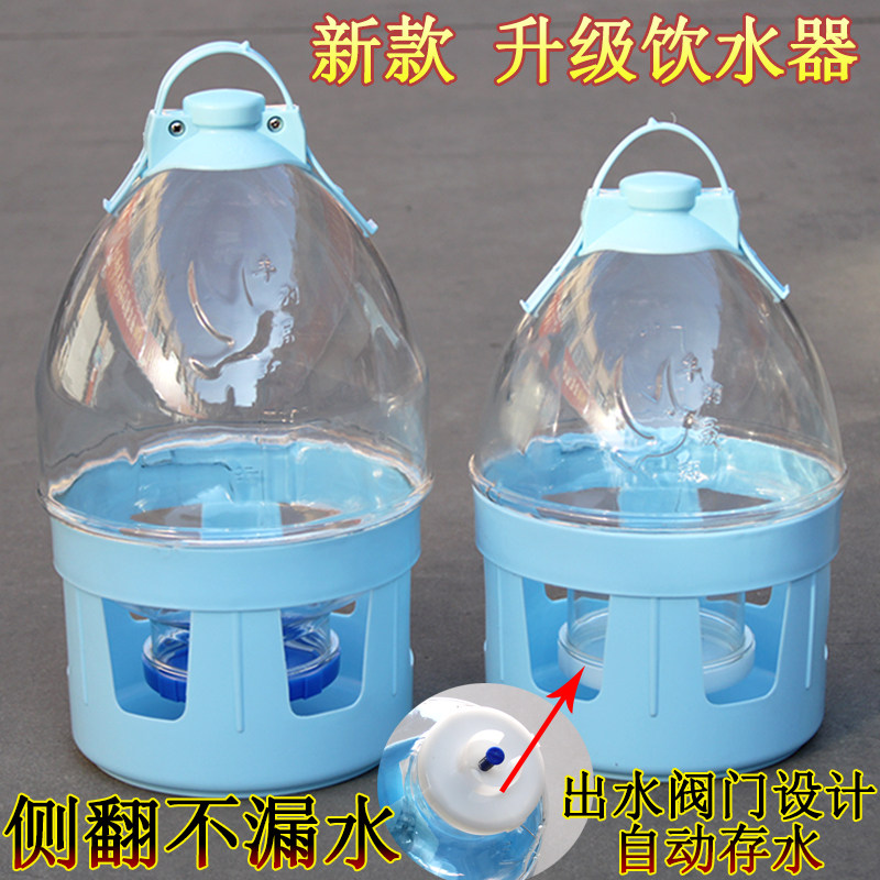 信鸽用品鸽具鸽子自动饮水器赛鸽水壶鸽用具鸽子水槽鸟用水壶透明