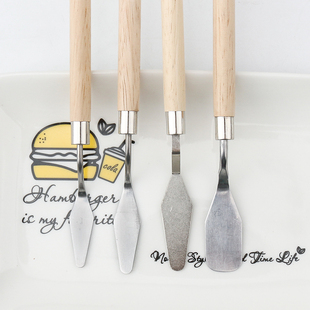 美术颜料奶油胶刮刀调色diy手机壳奶油胶材料手工水晶滴胶制作