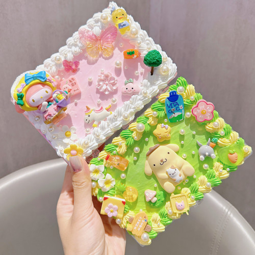 分格收纳盒奶油胶手工diy材料包可爱卡通学生儿童创意收纳摆件