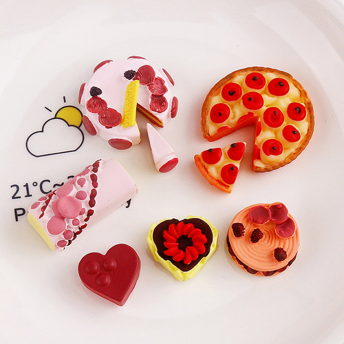 草莓蛋糕披萨diy手机奶油胶