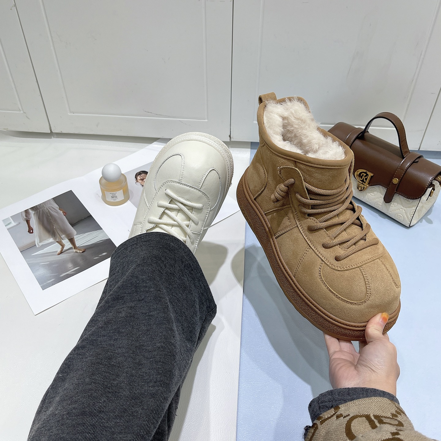 冬季大码女靴41-43码雪地靴