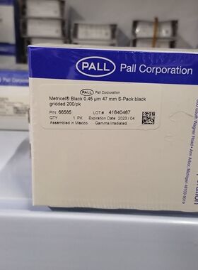 66585美国PALL微检专用滤膜 Metricel Black 圆形膜片 无菌包装