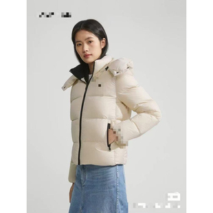 退货拉黑  季末特价 C家跟单  女士基础款连帽羽绒服