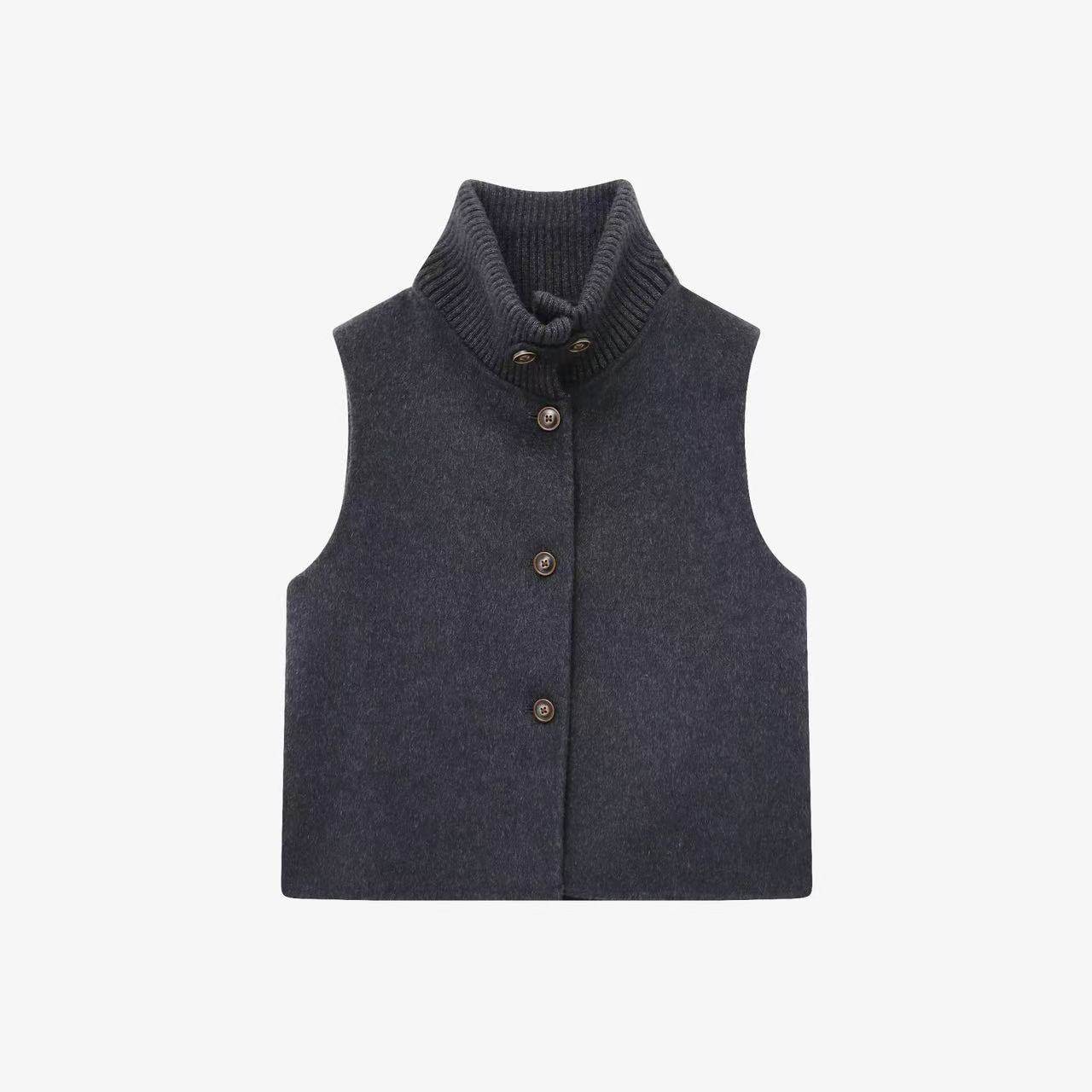 退货拉黑   特价 原200+  女士羊毛纯色立领毛呢马甲,女装/女士精品,派克服,淘宝优惠券,粉丝福利购,淘宝优惠卷