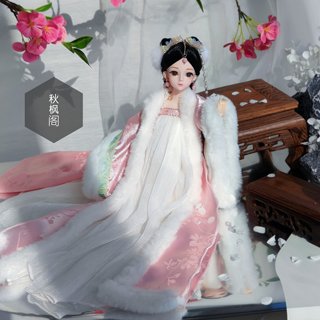 新款新年礼物30厘米芭巴比古风娃娃仙女女孩中国风公主儿童玩具盒