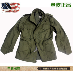 外套大衣贴吧推荐 军绿M65风衣男士 660 越战双铝拉链正品 手套家老款