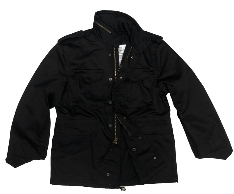 手套家 冬季新款中长款原品经典M65户外风衣夹克男士外套摄影黑色