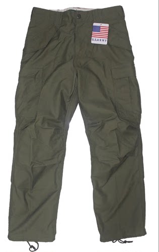 手套家 M65多袋裤复古男直筒束脚OG107军绿加厚欧潮长裤秋冬帆布