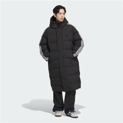 运动600蓬连帽鸭绒面包羽绒服