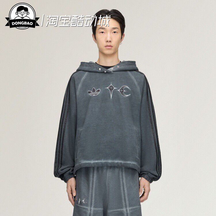 联名款时尚连帽运动套头衫卫衣