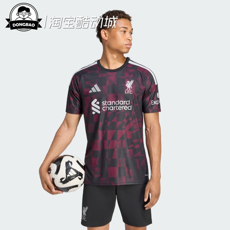 利物浦第二客场球员版足球短袖