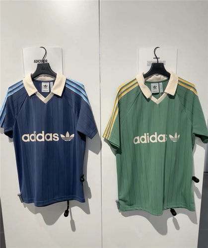 4月ADIDAS阿迪达斯STRIPE JERSEY 足球运动短袖球衣IU0199/IR9381