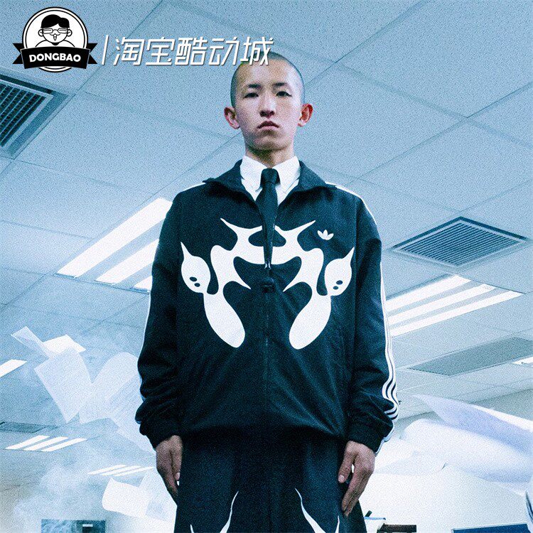 3月ADIDAS阿迪达斯TATE 男子时尚休闲联名款运动夹克外套KA2283