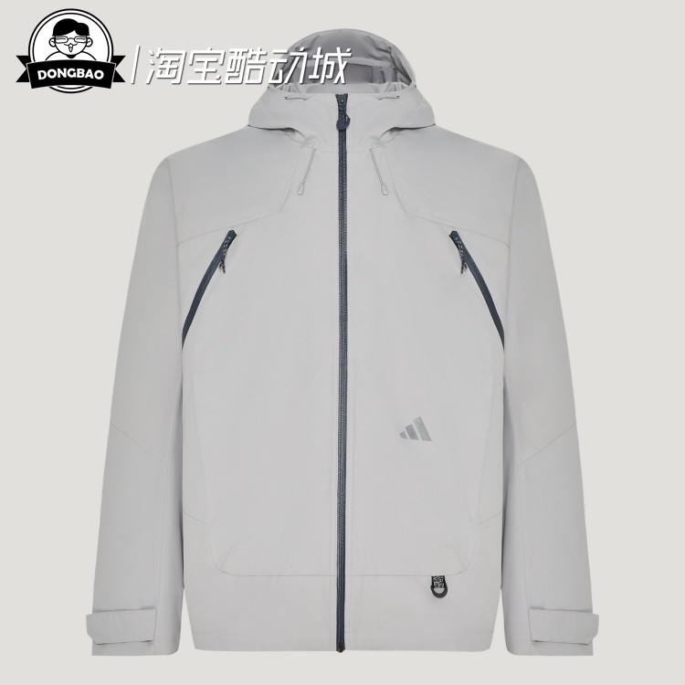 户外拒水防风运动连帽夹克外套