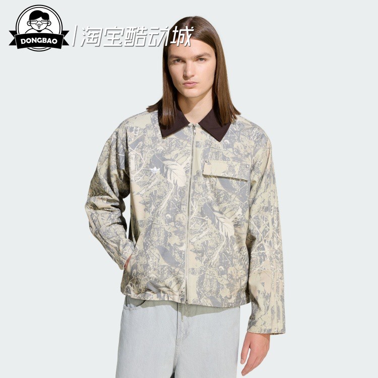 12月adidas阿迪达斯 JACKET 男子时尚休闲运动保暖棉服外套KG6454