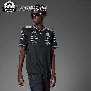 2月ADIDAS阿迪达斯 T恤JY2607 男子梅赛德斯AMG马石油F1车队短袖