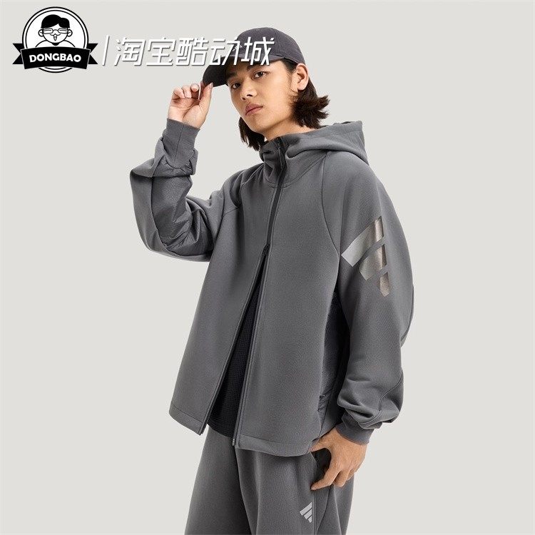 1月ADIDAS阿迪达斯JACKET男子运动休闲宽松夹克外套KG0739/KG0740