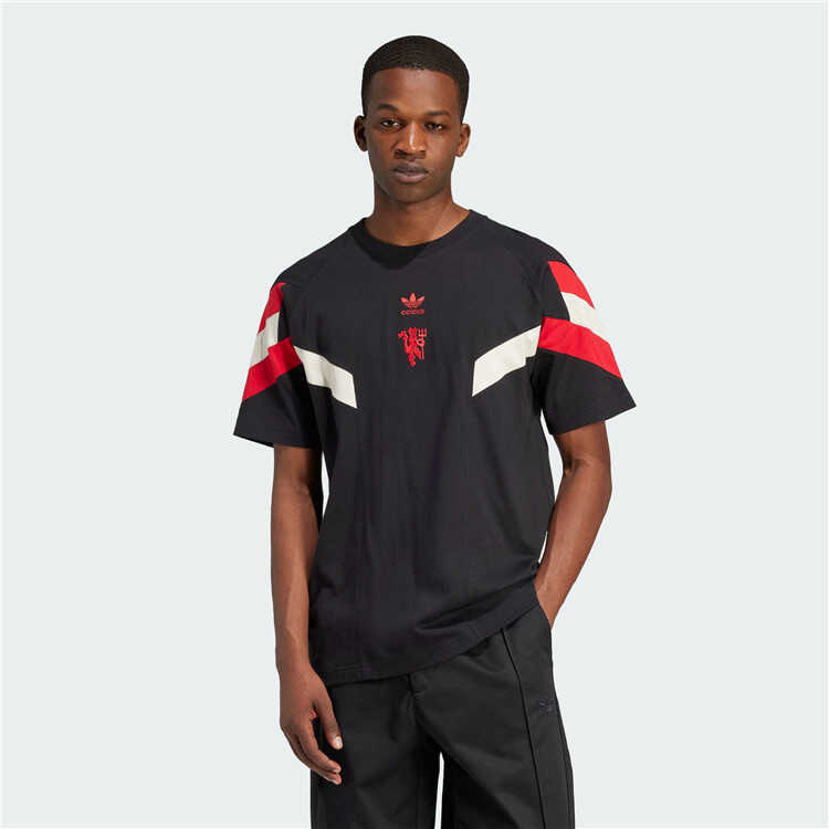 足球休闲文化短袖T恤ADIDAS男子