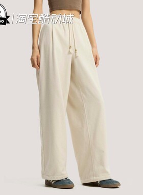 12月adidas阿迪达斯TROUSERS 女子新年款宽松运动裤KT3138/KT3139