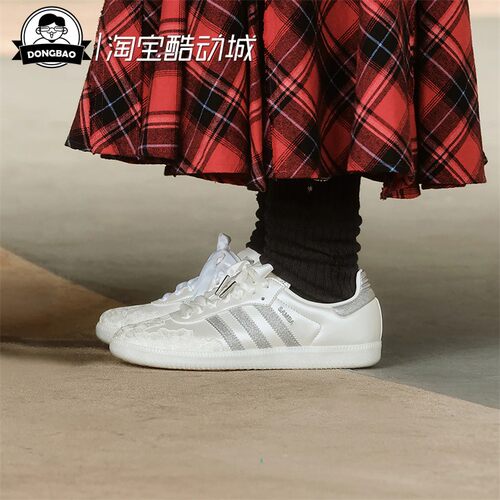 经典花卉印花运动鞋德训鞋小白鞋