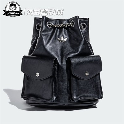 经典复古风运动双肩背包