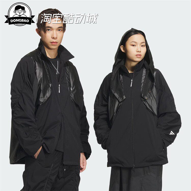 1月ADIDAS阿迪达斯FUSTL KU WVJK 情侣款运动休闲夹克外套JM8619