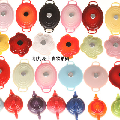 珐琅锅酷彩网红立体磁扣冰箱贴