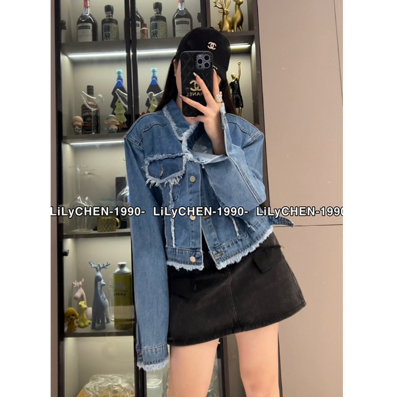 牛仔外套女短款2025新款辣妹开衫