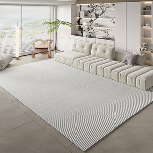 地毯客厅奶油风客厅茶几地垫轻奢高级免洗可擦加厚家用卧室床边毯