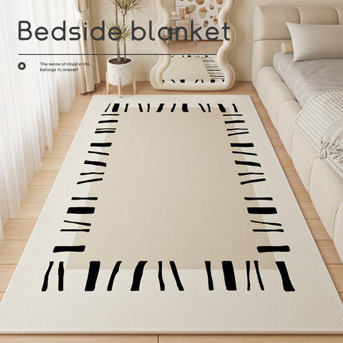 卧室地毯高级感奶油风