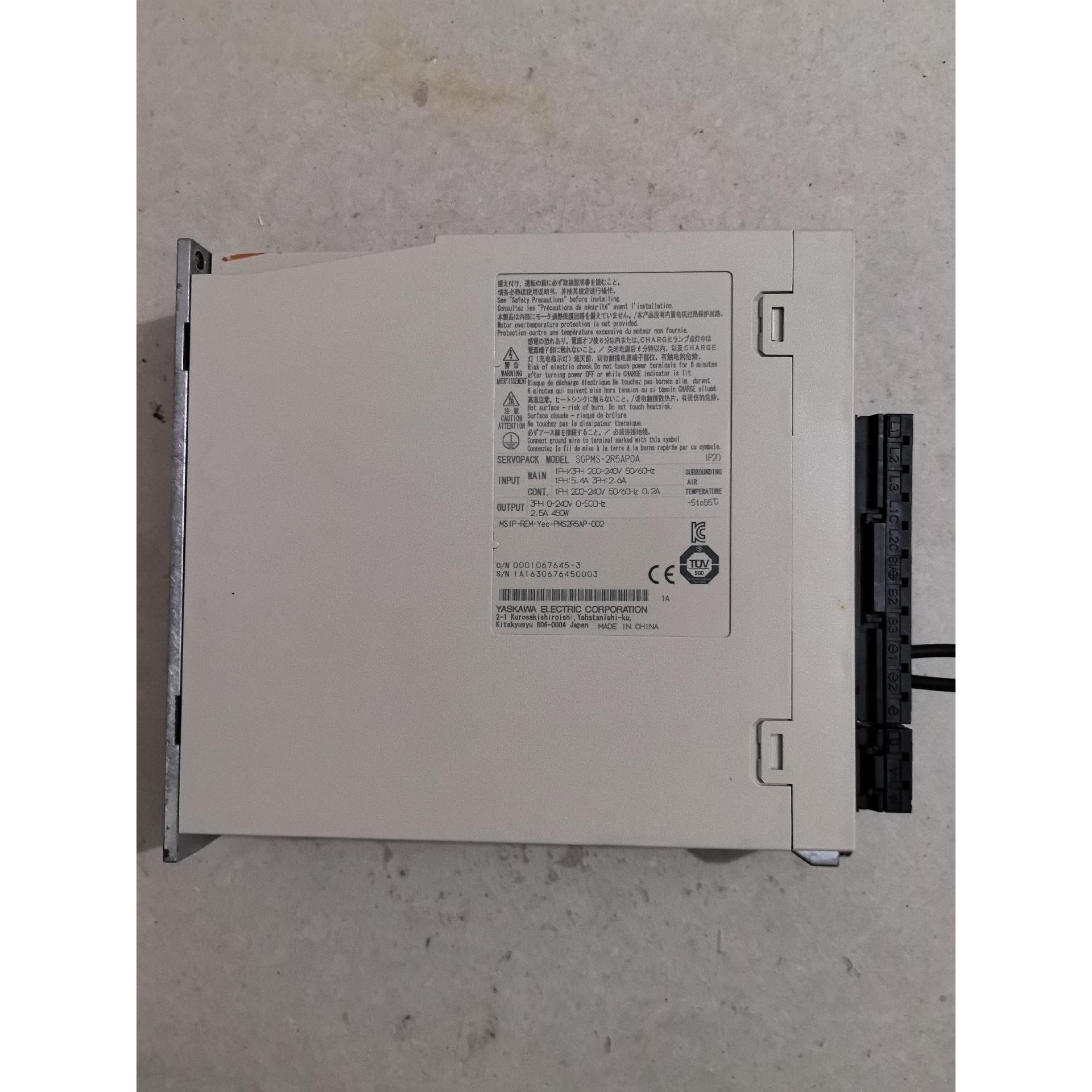 安川SGPMS-2R5APOA450W驱动器95新询价