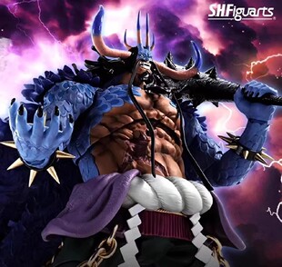 万代 海贼王 SHF 凯多 人兽型 百兽 四皇 鬼岛 可动成品手办