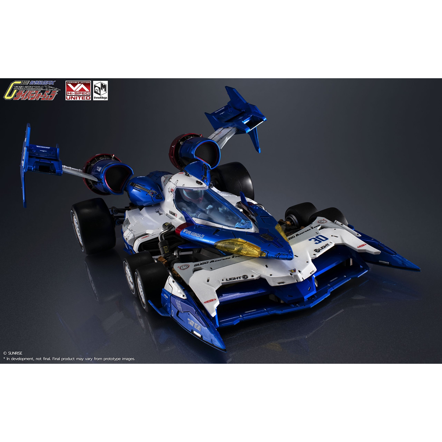 Threezero Megahouse 高智能方程式GPX 超级阿斯拉达01 手办模型图片