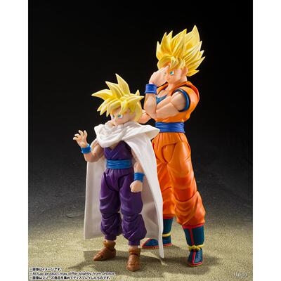 万代 龙珠Z SHF 超级赛亚人孙悟空 魔人布欧篇 景品手办摆件
