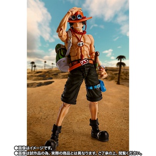 万代  海贼王 SHF 艾斯 火拳 黑胡子 蒂奇 可动手办 动漫周边