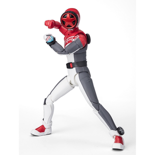 万代 奔奔红 爆燃战队奔奔者 SHF 可动手办 动漫周边