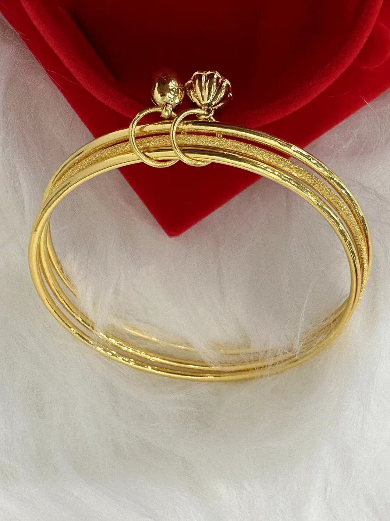 足金手镯,三生三世,57#,38.27g